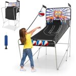 Jeu d'arcade de basket - ball int�rieur, panier de basketball pliable, jeu de basket - ball �lectronique, ...