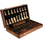 Jeu d'échecs en bois - Échiquier pliant pour adultes et enfants avec figurines et plateau Jeu d'échecs en bois - Échiquier pliant pour adultes et enfants avec figurines et plateau