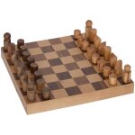 Jeu d'�checs micka 40x40cm en pin - atmosphera cr�ateur d'int�rieur