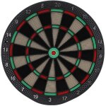 Jeu de fl�chettes 13, 5 pouces, jeu de fl�chettes d'int�rieur portable pour l'entra�nement aux pointes ...