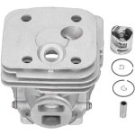 Jeu de pistons de cylindre, pi�ces de rechange de kit de piston de cylindre de 50 mm adapt�es aux tron�onneuse ...