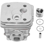 Jeu de pistons de cylindre, pi�ces de rechange de kit de piston de cylindre de 50 mm adapt�es aux tron�onneuse ...