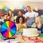 Jeu de roue de la fortune de table 18 pouces (? 48cm) personnalisable jeux de société avec stylo effaçable, ... Jeu de roue de la fortune de table 18 pouces (? 48cm) personnalisable jeux de société avec stylo effaçable, ...