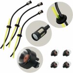 Jeu universel de durite essence et poire amorcage (3 durite et 4 poire d'amorage) pour carburateur debroussai ...