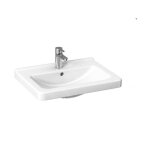 Jika - cubito - lavabo, 650x485 mm, avec trop - plein, trou pour robinetterie, blanc h8104240001041