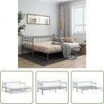 The living store cadre de canapé - lit extensible sans matelas gris métal 90x200cm - canapé convertible ... The living store cadre de canapé - lit extensible sans matelas gris métal 90x200cm - canapé convertible ...
