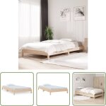 The living store lit empilable sans matelas 75x190 cm bois pin massif - lit superposé - lit enfant - ... The living store lit empilable sans matelas 75x190 cm bois pin massif - lit superposé - lit enfant - ...