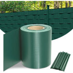 Jiubiaz 1 rouleau de bandes brise - vue en pvc 70 m x 19 cm film brise - vue avec 60 clips de fixation ...