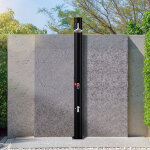 Jiubiaz 20l douche solaire avec rince - pieds ? douche ext�rieure pratique pour jardin et piscine