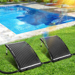 Jiubiaz 2x syst�me de chauffage pour piscine - magnifique panneau de chauffage solaire de piscine courb� ...
