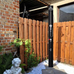 Jiubiaz 35l douche solaire avec bouchon de vidange ? vidange facile pour usage ext�rieur