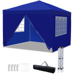 Jiubiaz barnum pliant 3x3 m r�sistant � la pluie avec uv 50 + , tente pliante pour jardin, camping et ...