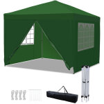 Jiubiaz barnum pliant 3x3 m r�sistant � la pluie avec uv 50 + , tente pliante pour jardin, camping et ...