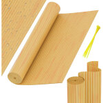 Jiubiaz canisse en pvc jardin balcon terrasse ? brise - vue et brise - vent, stable et facile � couper ...