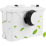 Jiubiaz syst�me de relevage avec broyeur 700 w - pompe � mati�res f�cales pour wc, douche et lavabo - ...