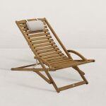 Jj. - chilienne pliante en bois june Jj. - chilienne pliante en bois june