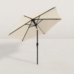 Jj. - parasol droit rond inclinable juanito 270 cm