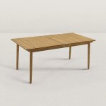 Jj. - table de jardin extensible en bois 180 - 240 cm jules - 8 / 10 pers.