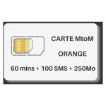 Orange carte sim m2m 60 mins + 100 sms - 250 mo