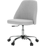 Joeais - chaise de bureau pour la maison, scandinave fauteuil roulant réglable sans accoudoirs, chaise ... Joeais - chaise de bureau pour la maison, scandinave fauteuil roulant réglable sans accoudoirs, chaise ...