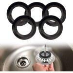 [jamais utilis�] joints de bouchon d'�vier, joint d'�vier en caoutchouc, joints pour tamis, 5 pi�ce joint ...