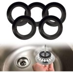 Joints de bouchon d'�vier, joint d'�vier, joints pour tamis, 5 pi�ce joint d'�vier de rechange, joints ...