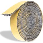 Joint de chemin�e auto - adh�sif, joint plat en fibre de verre de 3 mm x 25 cm x 2 m, joint pour po�le ...