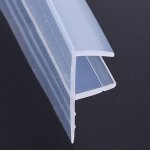 Joint de douche 200 cm, f pour porte de douche 6 mm, joint de rechange en caoutchouc d�flecteur d'eau, ...