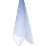 Joint de douche joint de butée 180 degrés transparent ouverture d'un côté de la porte de douche, lèvre ... Joint de douche joint de butée 180 degrés transparent ouverture d'un côté de la porte de douche, lèvre ...