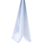 Joint de douche joint de butée 90 degrés transparent pour porte de douche et autres éléments en verre, ... Joint de douche joint de butée 90 degrés transparent pour porte de douche et autres éléments en verre, ...