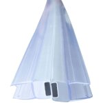 Joint de douche joint magnétique pour portes de douche 180 degrés transparent, 200cm porte coulissante ... Joint de douche joint magnétique pour portes de douche 180 degrés transparent, 200cm porte coulissante ...