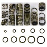 Joints d'�tanch�it� hydrauliques, 150 pi�ces m6 - m24 joints d'�tanch�it� avec l�vre en caoutchouc, rondelle ...