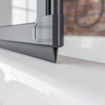 Schulte - joint d'tanchit noir, universel, pour pare - baignoire, 1300 mm recoupable, pour verre de ...