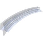 Joint d'�tanch�it� pour porte de cabine de douche semi - circulaire et incurv�e, dk13 7 mm, 2 x 45 cm ...