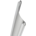 Joint d'tanchit vertical, gris, pour pare - baignoire, universel, 1600 mm recoupable, pour paroi de ...