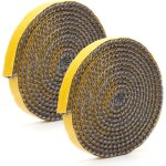 Joint insert chemine, 2 pices joint chemine 15mm joint porte poele a bois autocollant, joint poele ...