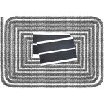 Joint insert chemine, joint pour poele a bois avec bande de fin (? 6mm x 2. 5m)