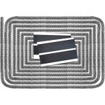 Joint insert chemin�e, joint pour poele a bois avec bande de fin (? 8mm x 2. 5m)