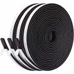 Joint isolation fen�tre en mousse adh�sif, joint porte entr�e en caoutchouc antioxydant, 6mm x 3mm, 15m ...