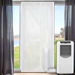 Joint de porte pour climatiseurs mobiles, 90x210 cm kit calfeutrage climatiseur porte fenetre, facile ...
