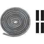 Joint de porte four, joint de chemin�e insert po�le, 6mm x 2, 5m, avec 4 joint tape, ligne d'�tanch�it� ...