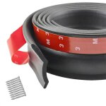 Joint de porte de garage universel de 3 m, bande d'tanchit en caoutchouc pour porte de garage multifonction, ...