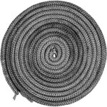 Joint de porte de pole  bois ?corde en fibre de verre de pole  bois, 10 mm joint de chemine rsistant ...
