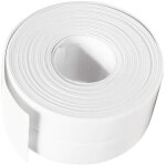 Joint silicone blanc salle de bain, ruban d'�tanch�it�, bande etancheite autocollante�tanche pe pour
