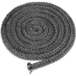 Joint tress� pour insert et po�le, 12mm x 2, 5m joint en fibre de verre avec 4 ruban, joint r�fractaire, ...