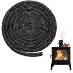 Joint tress� pour insert et po�le 8mm x 4m, joint d'�tanch�it� en fibre de verre remplacement, joint ...