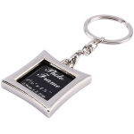 Joli mini porte - cl�s cr�atif en alliage m�tallique avec cadre photo int�gr�