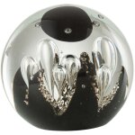 Presse - papier magic noir et or en verre 10 cm