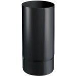 Joncoux - tuyau email 0, 7 haute temprature - diamtre 125 - elment 250 mm - noir mat