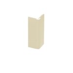 Jonction angle sortant pour profil� clipsable - blanc perle ral 1013
